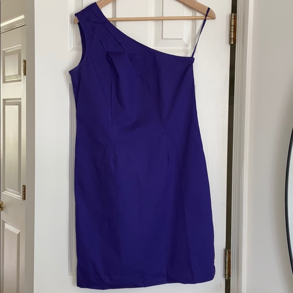 Gap Purple One Shoulder Dress